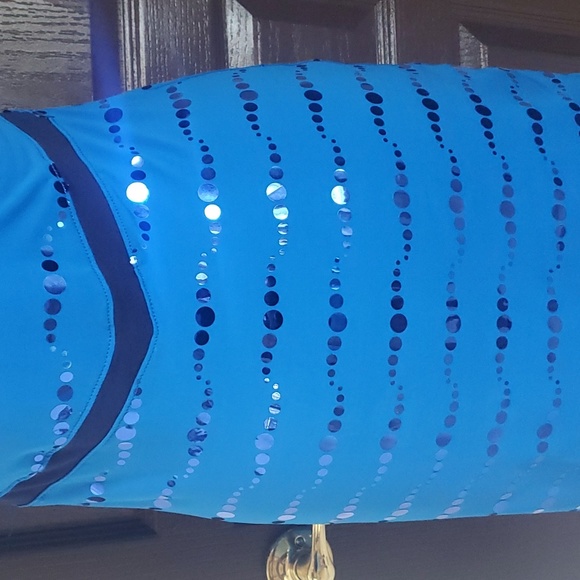 Blue Sparkle Tennis/Pickleball Dress - Picture 7 of 7